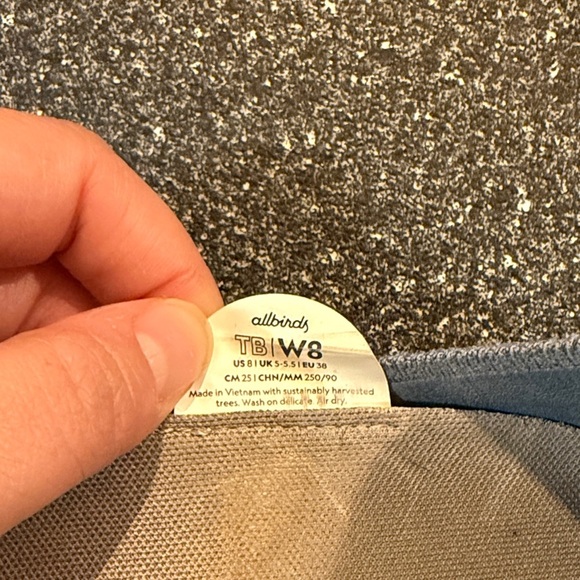 Allbirds Women's Blue Knit Flats in size 8 - Picture 3 of 4